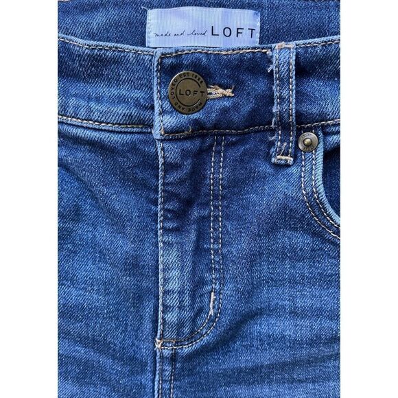 Loft Modern Skinny Side Stripe Slim Pocket Jeans, Size 26/2 - Picture 7 of 16